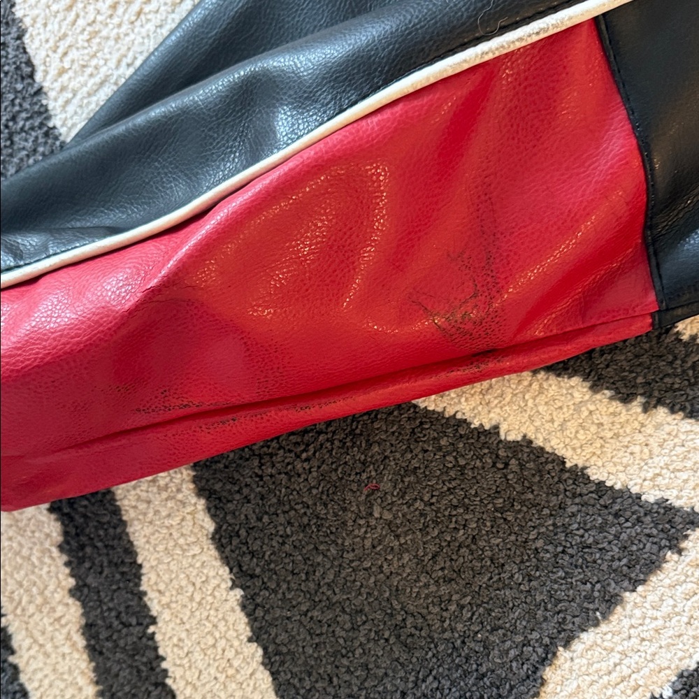 NFL Black and Red Bomber Jacket - Picture 16 of 17